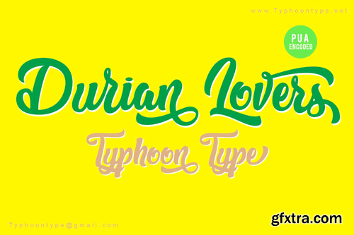 CM - Durian Lovers Font 3705376