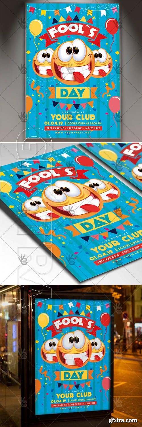 April Fools Day Flyer – Community PSD Template