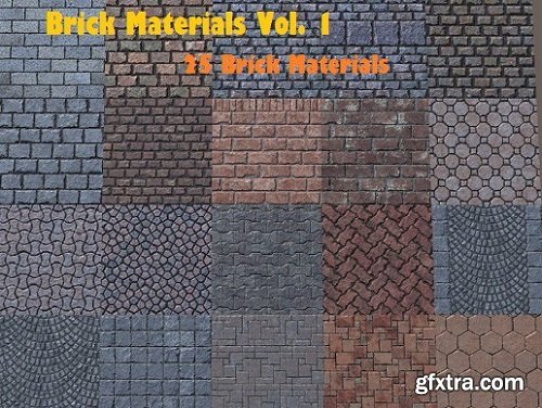 Brick Materials Vol.1 Unity Asset