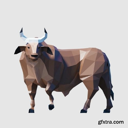 Cgtrader - Farm Animals Pack Low-poly 3D model