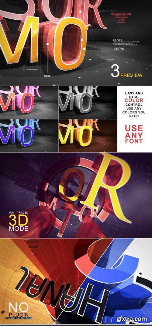 Videohive - 3D Text Reveal - 22757661