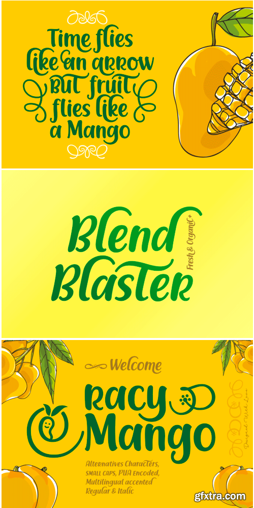 Racy Mango Font