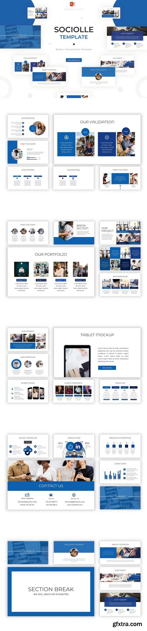 Sociolle - Powerpoint Template