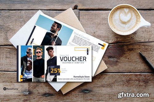 Fashion Gift Voucher Card vol.03