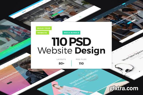 110 PSD Website Design