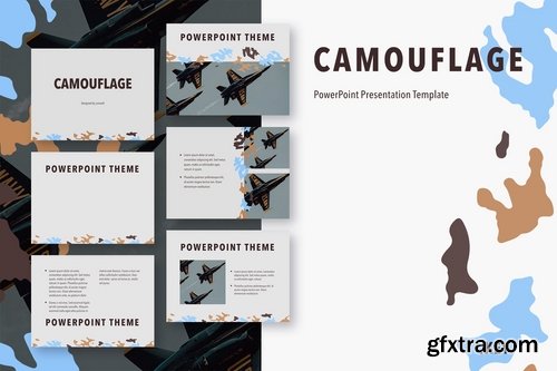 Camouflage PowerPoint and Keynote Templates