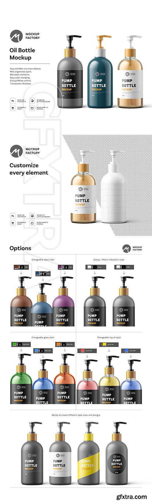 CreativeMarket - Pump Bottle Mockup 3709949