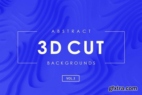 3D Cut Abstract Backgrounds Vol. 3