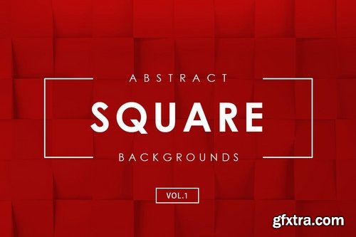 Square Abstract Backgrounds Vol.1
