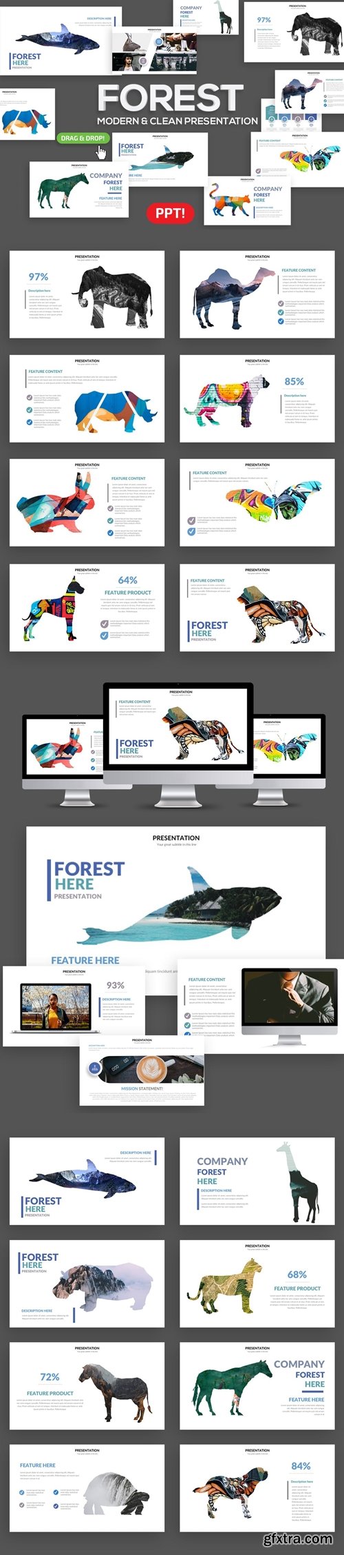Forest Powerpoint Presentation and Keynote