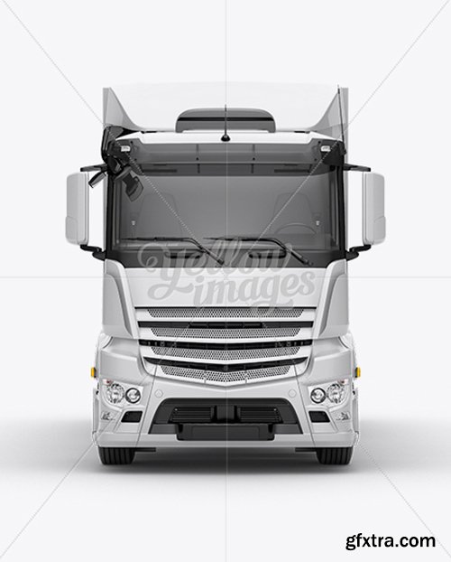 Truck HQ Mockup Front View 10773