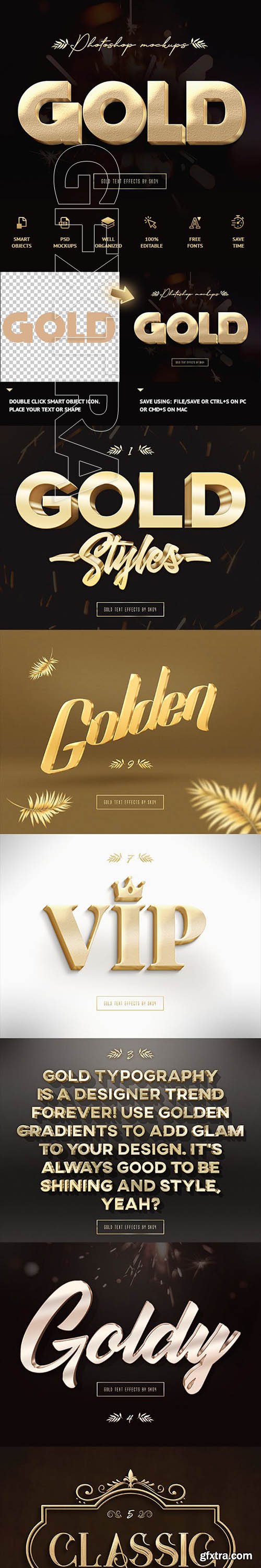GraphicRiver - 3D Gold Text Effects 23653176