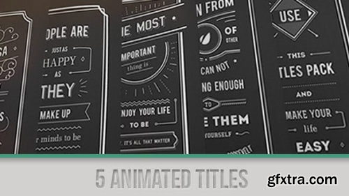 VideoHive Titles Collection 5135631