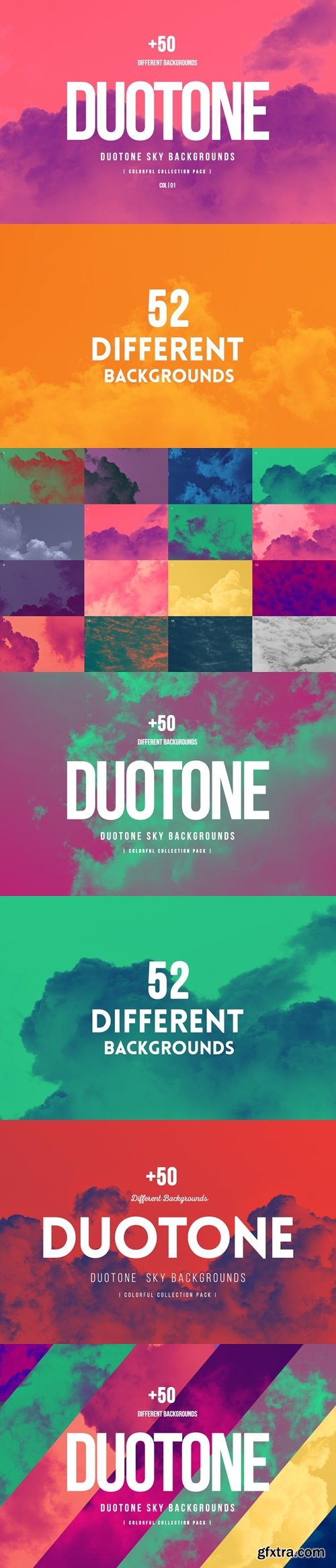 Duotone SKY Backgrounds