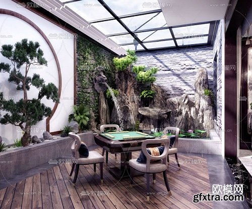 Dining room & Plants Combination