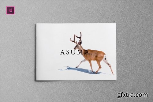 ASUMA - A5 Landscape Lookbook template