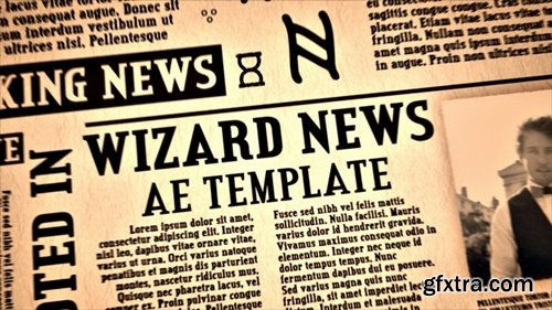 MotionArray Wizard Newspaper 139535