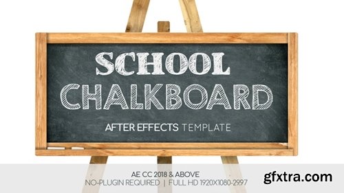 MotionArray School Chalkboard 219503
