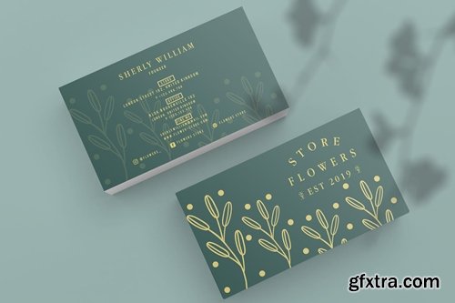 Flowers Store Business Card