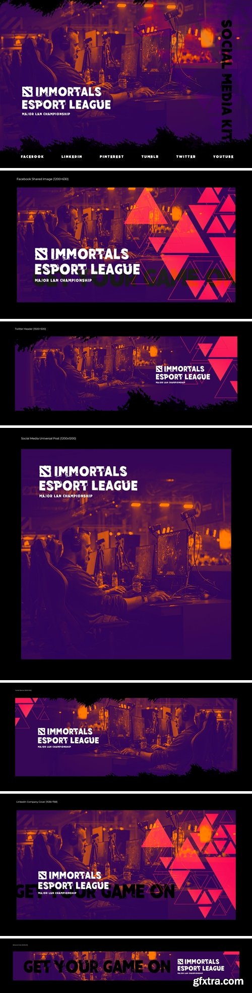 eSport Online Tournament – Gaming Social Media Kit
