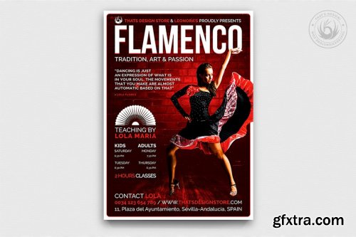 Flamenco Flyer Template V3