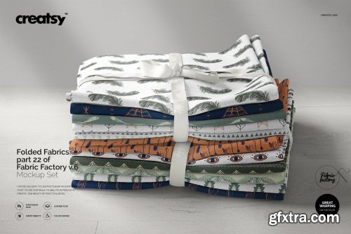 CreativeMarket - Folded Fabrics Mockup 22 FF v 6 3297666