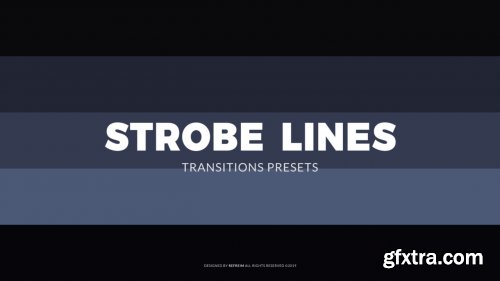 Strobe Lines Transitions - Premiere Pro Templates 209466