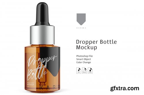 CreativeMarket - Dropper Bottle Mockup 15 3675776