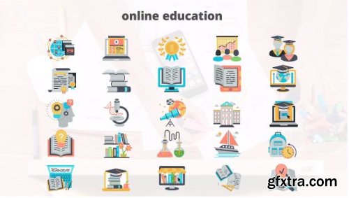 Online Education - Flat Animation Icons 206730