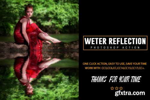 Weter Reflection Photoshop Action