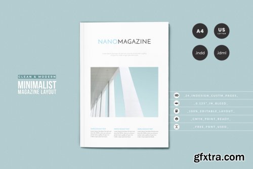 InDesign NANO Magazine Layout