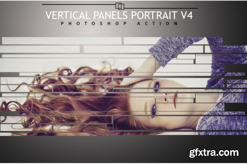 Vertical Panels Portrait V4 Photoshop Action