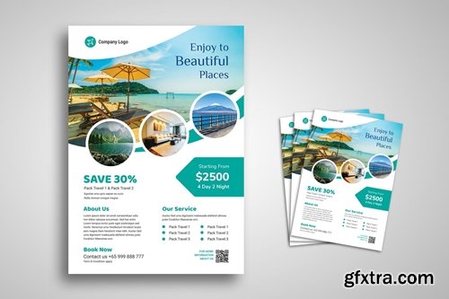 Travel and Vacation Promo Flyer