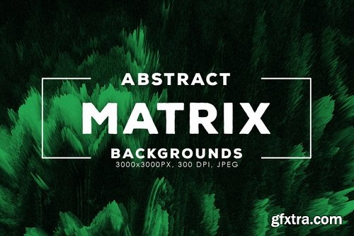 Matrix Glitch Abstract Backgrounds