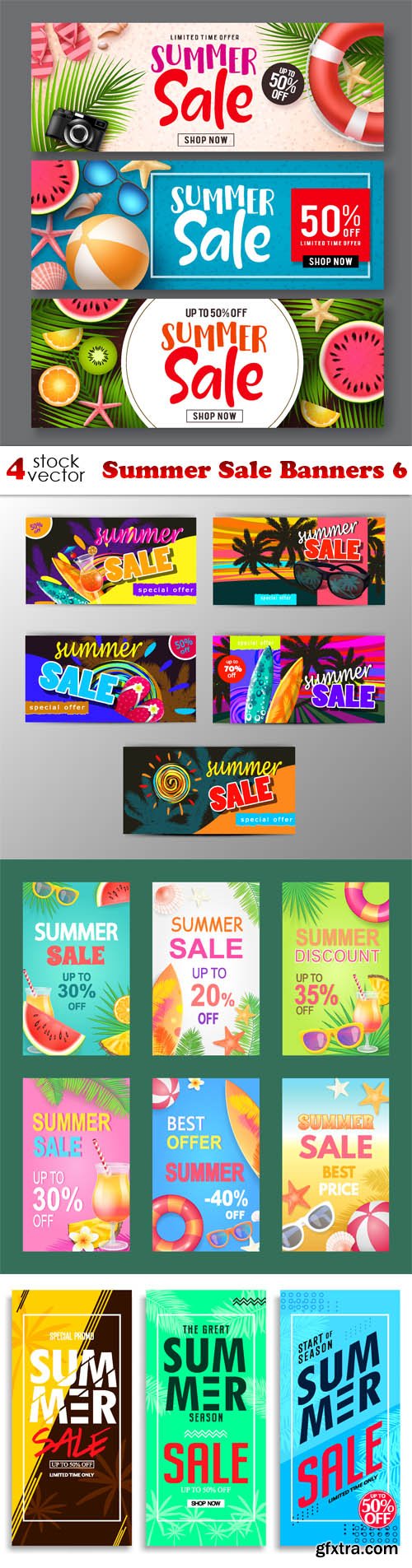 Vectors - Summer Sale Banners 6