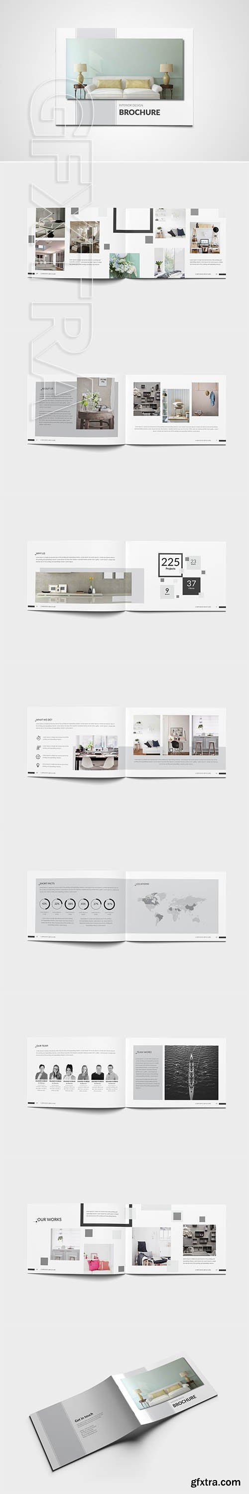 CreativeMarket - Interior Design Brochure 3734771