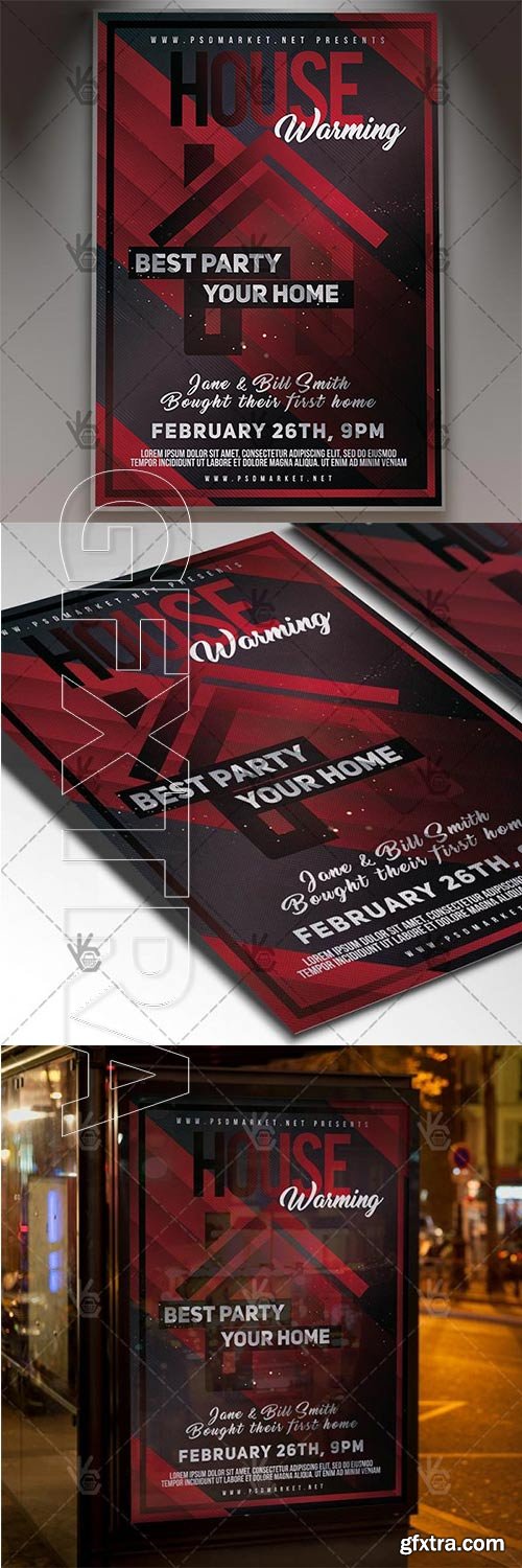 House Warming Party – Community Flyer PSD Template