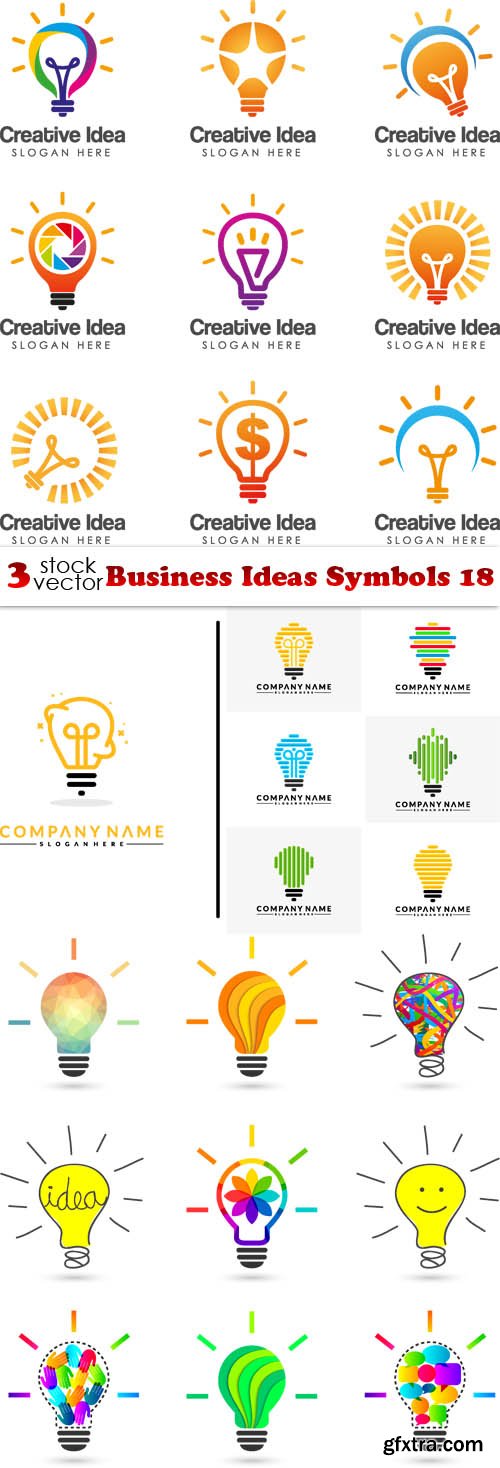 Vectors - Business Ideas Symbols 18