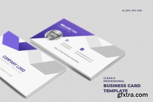 Clean & Professional Business Card Template