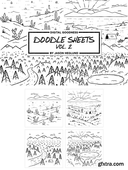 Doodle Sheets Vol. 2