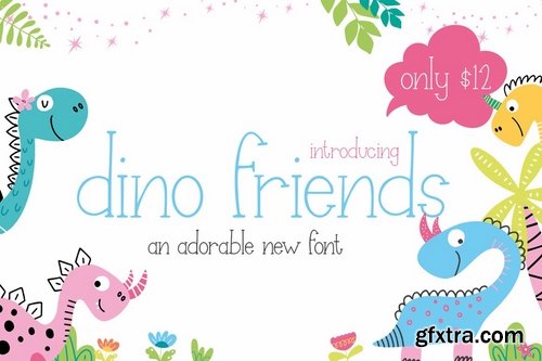 CM - Dino Friends Font 3743871