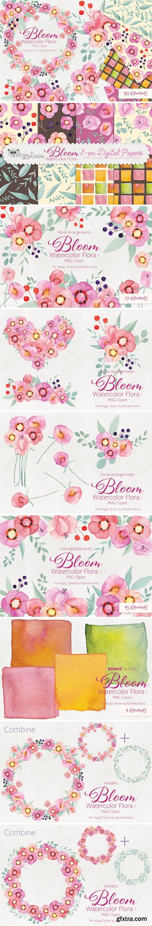 CM - Bloom Watercolor Flora #31 2311881