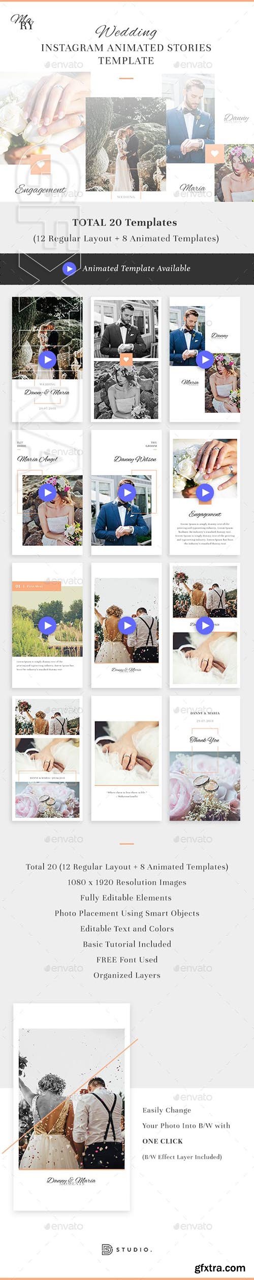 GraphicRiver - Mary - Wedding Instagram Animated Stories 23686815
