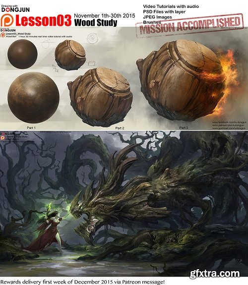 Lu Dongjun - Wood Study