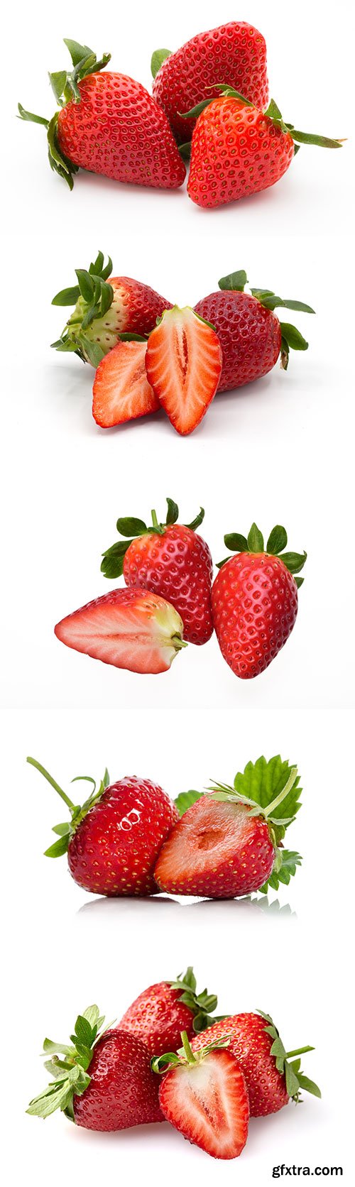 Photo - Strawberry Isolated - 10xJPGs
