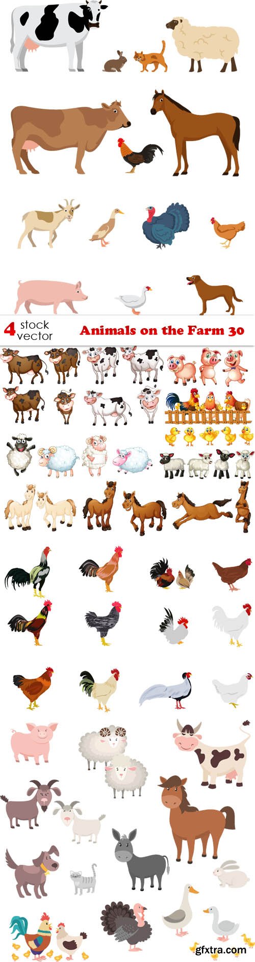 Vectors - Animals on the Farm 30