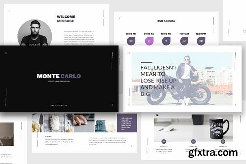 Monte Carlo - Creative Powerpoint and Google Slides Templates