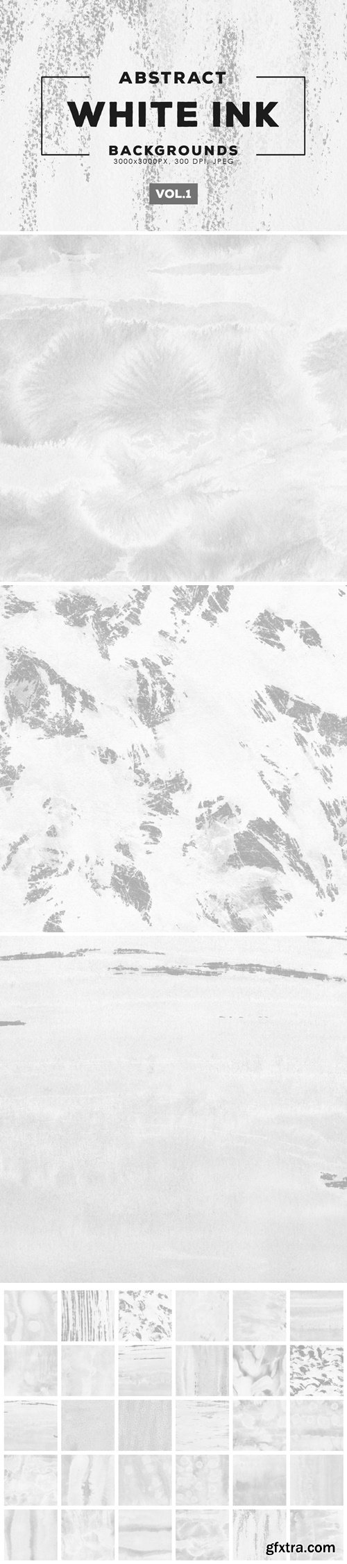 White Ink Backgrounds Vol.1