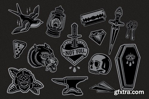 Flash Tattoo Vector Pack