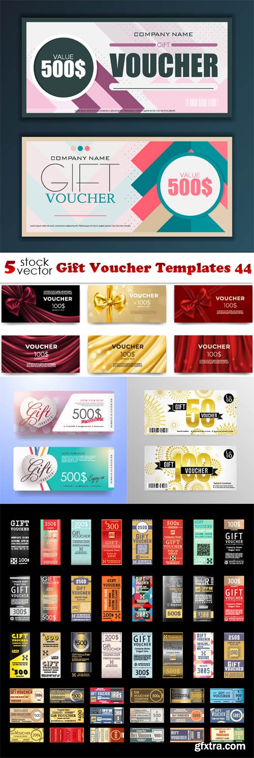 Vectors - Gift Voucher Templates 44